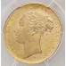 AUSTRALIA 1880 . ONE 1 SOVEREIGN . MELBOURNE . GOLD . SLABBED
